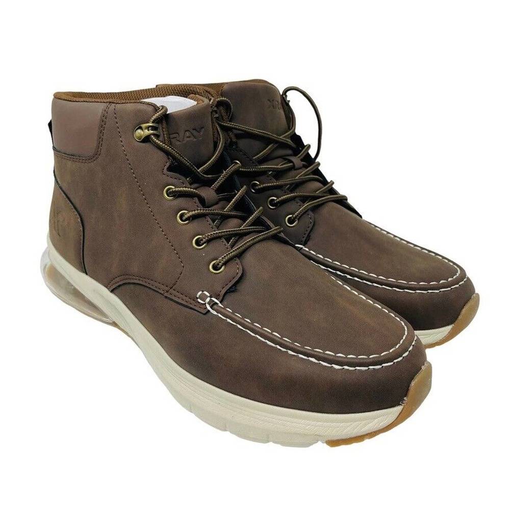 New XRAY Men's Eagle Lake Boots 11M Vegan Leather Cushioned Mens Ankle Boots NIB